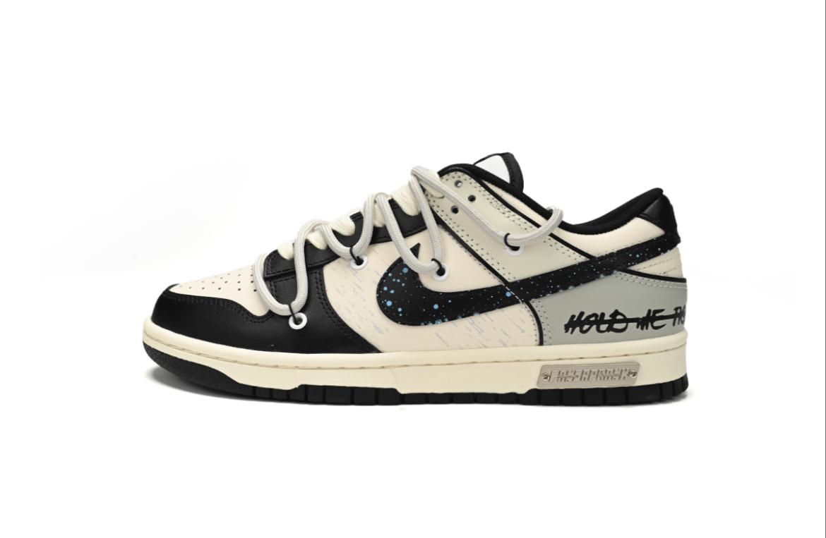 Nike Dunk Low Interstellar black and white