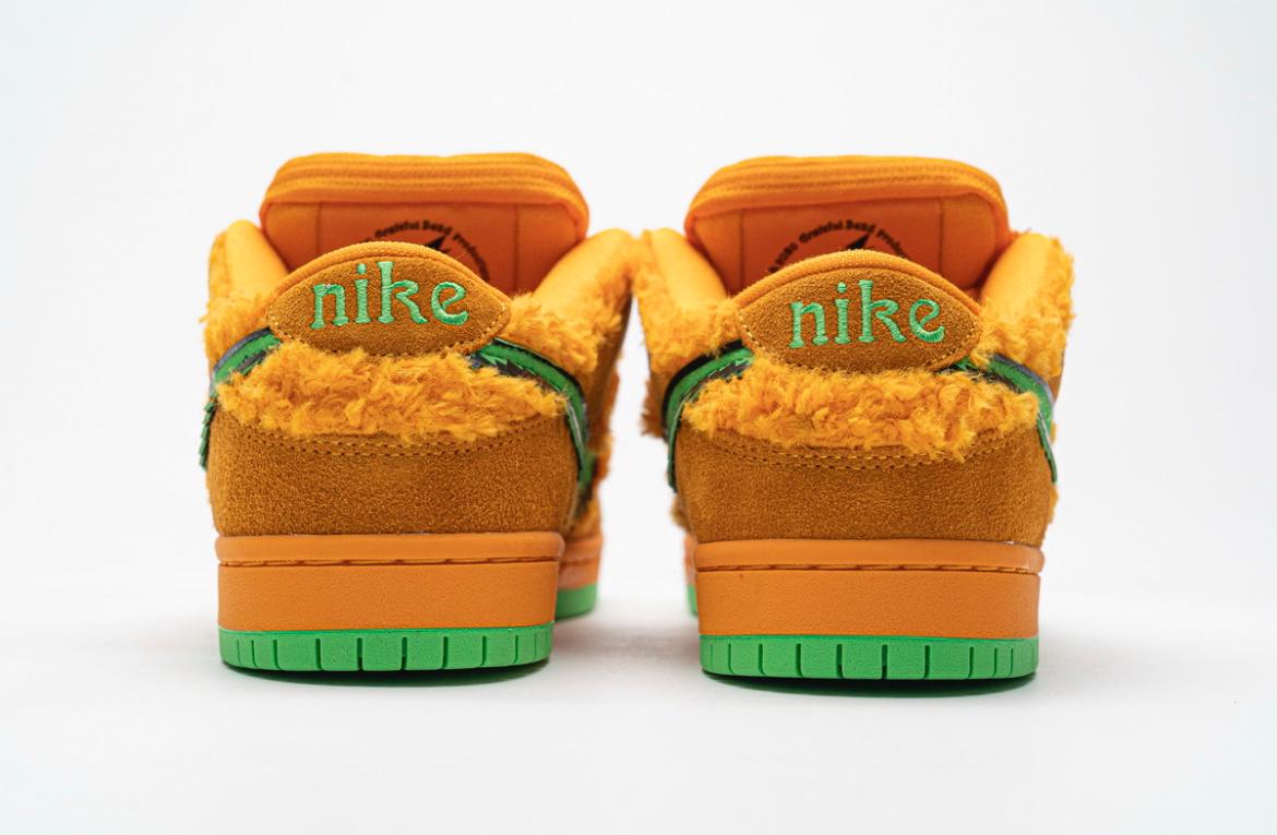 Grateful Dead x dunk sb low orange/yellow/green bear