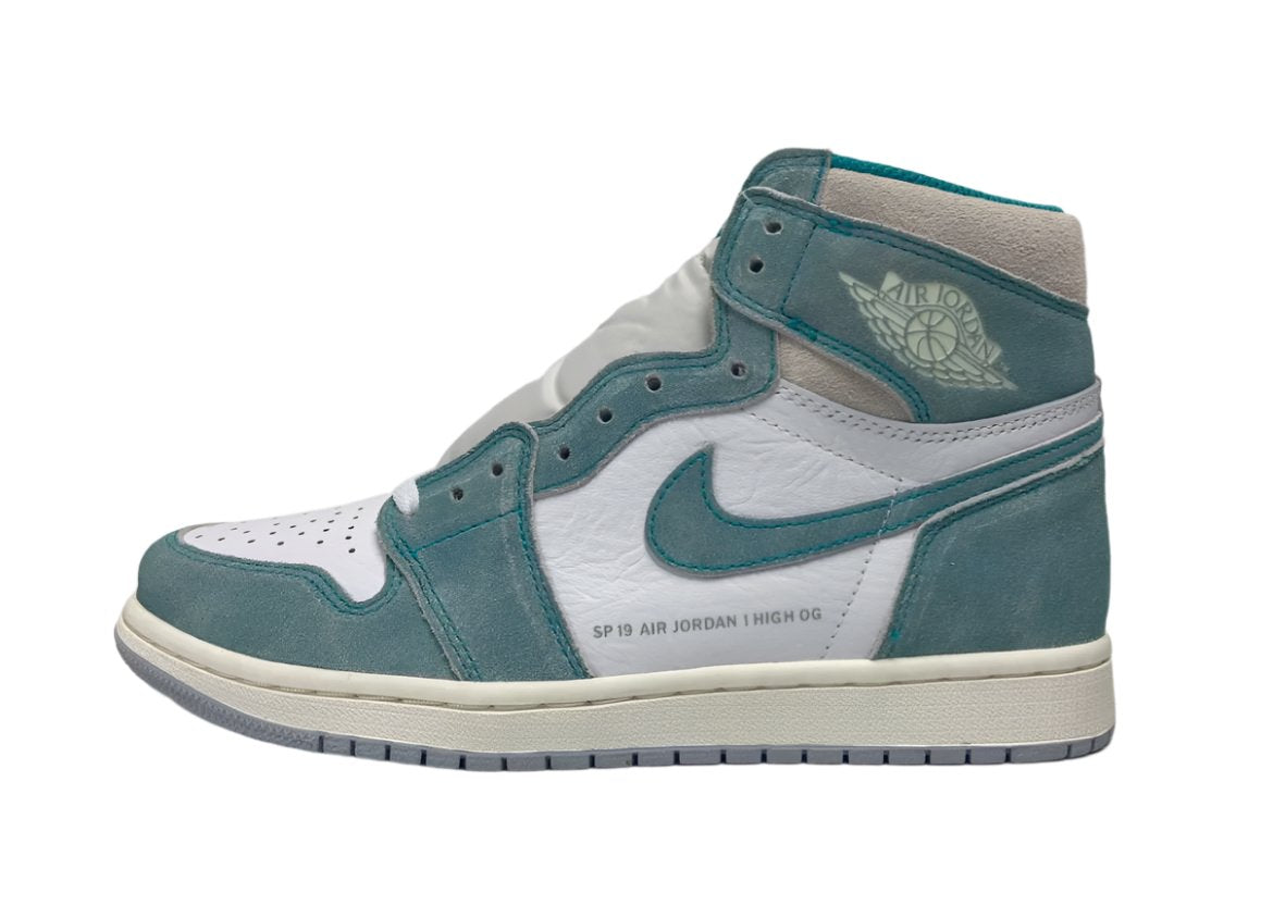 Tiffany green Jordan 1 basketball shoes