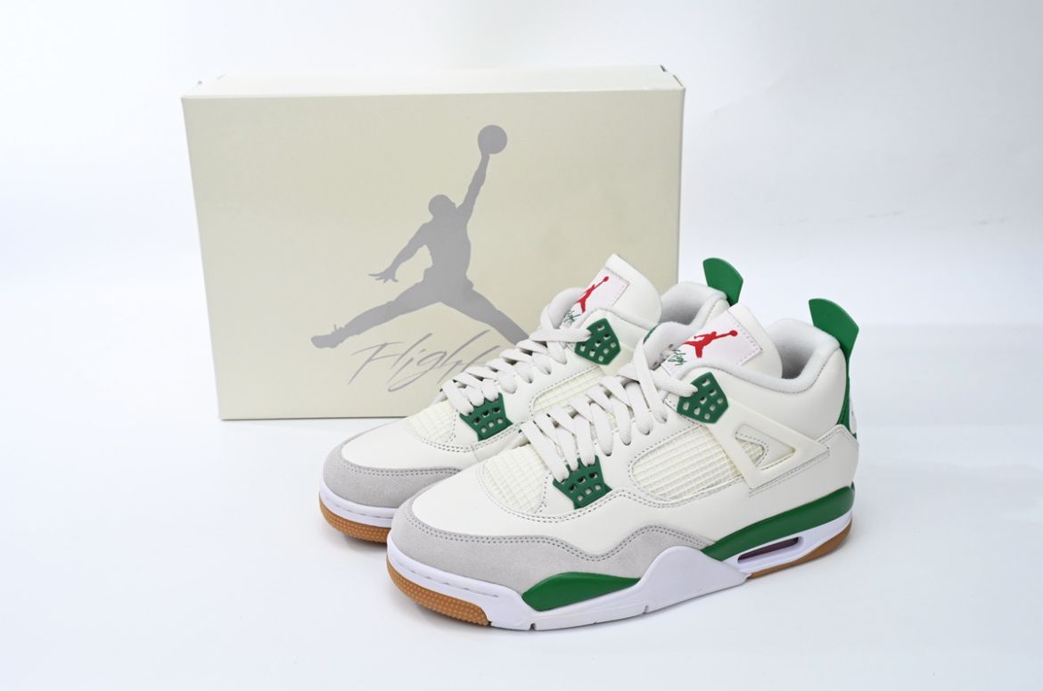 Jordan 4 retro SB PINE green