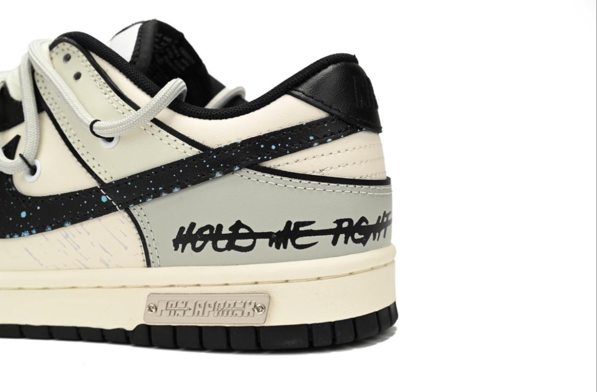 Nike Dunk Low Interstellar black and white