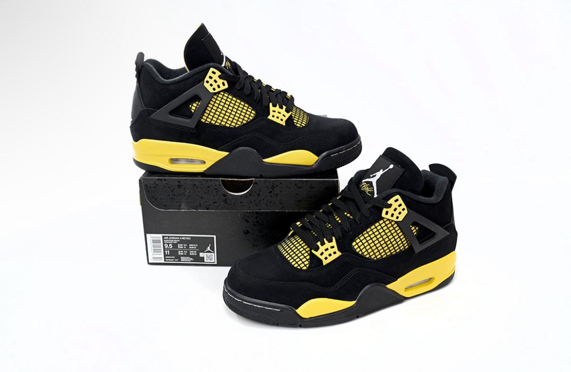Jordan 4 Retro Yellow Thunder