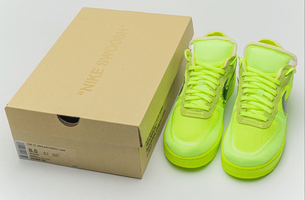 Air Force Fluorescent Green Off White