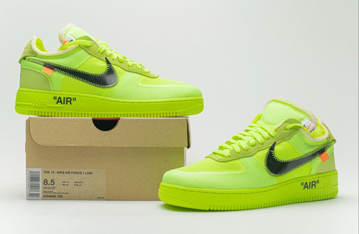 Air Force Fluorescent Green Off White