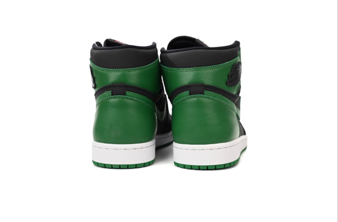 Green Toes Jordan 1 basketball sneakers