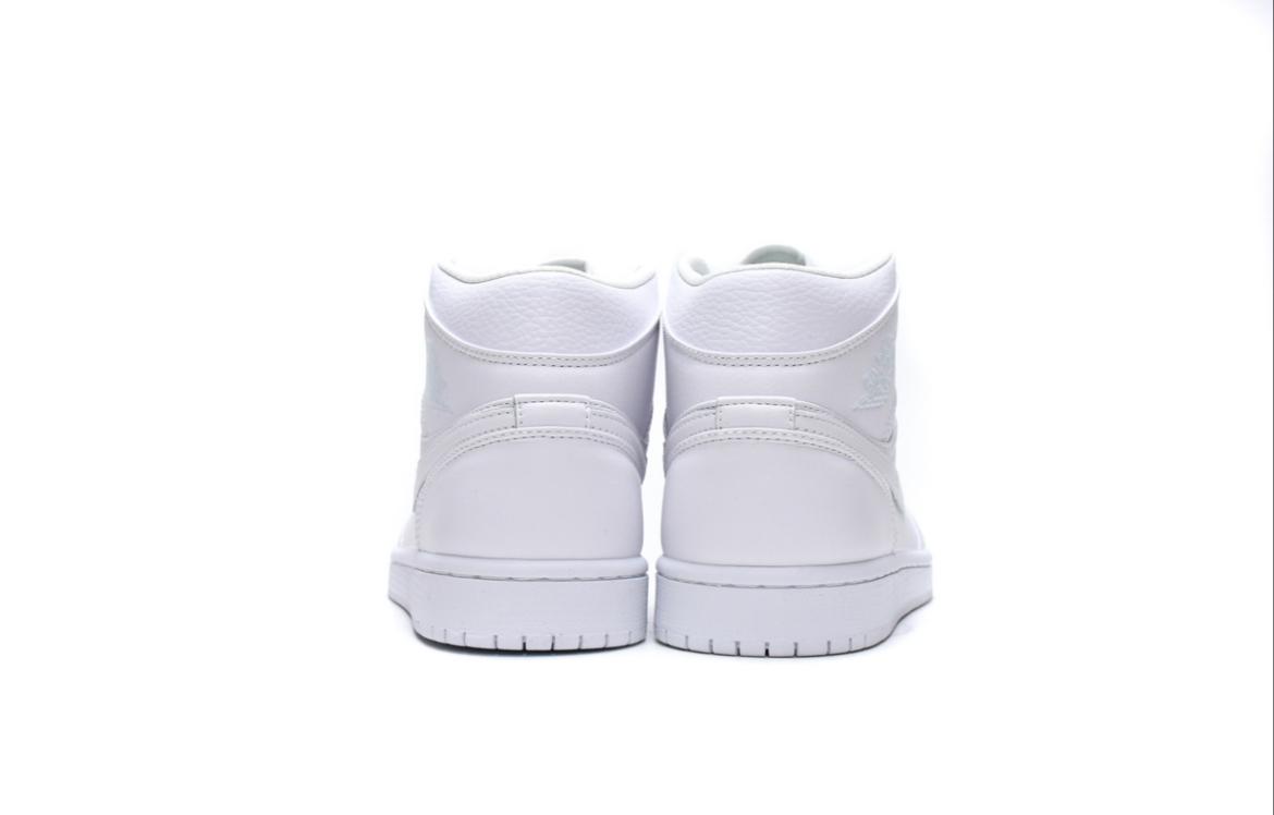 Jordan 1 Pure white Joe 1 mid-top